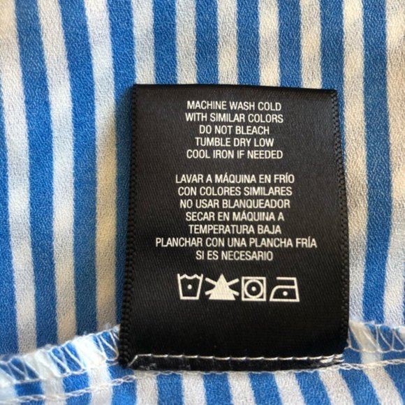 Attention Striped Dress Size Medium - Picture 6 of 7